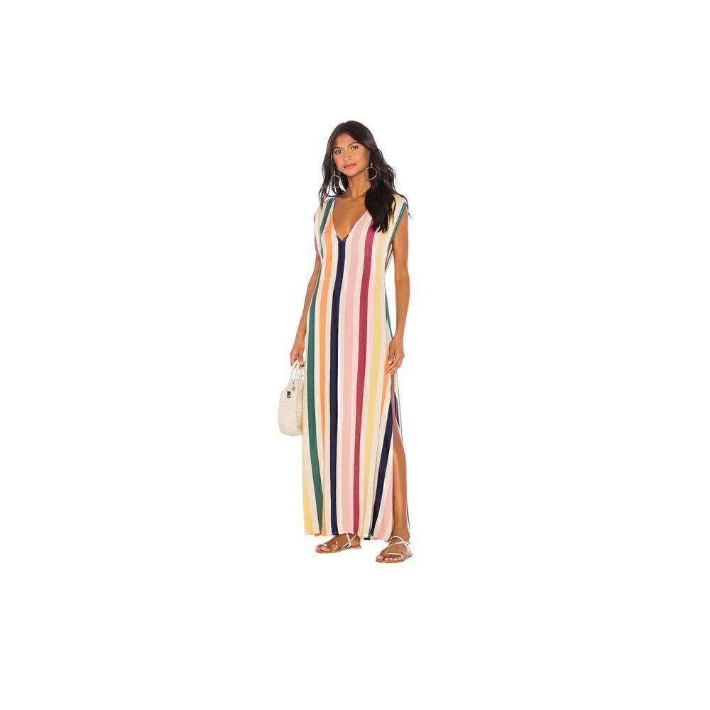 Tularosa Dance Maxi Dress in Rainbow Size XL NWT DEFECT (5-11)‎
